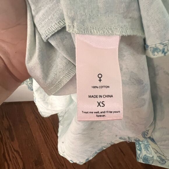 Selkie x Anthropologie The Renaissance Gown In Blue Toile Print - Picture 9 of 14